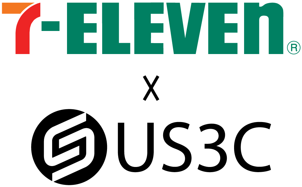 7-11 X US3C 超商舊機回收 Logo
